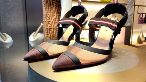 fendi blue lizard print shoes|fendi ladies shoes.